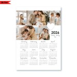 Customizable Framed Canvas Photo Calendar